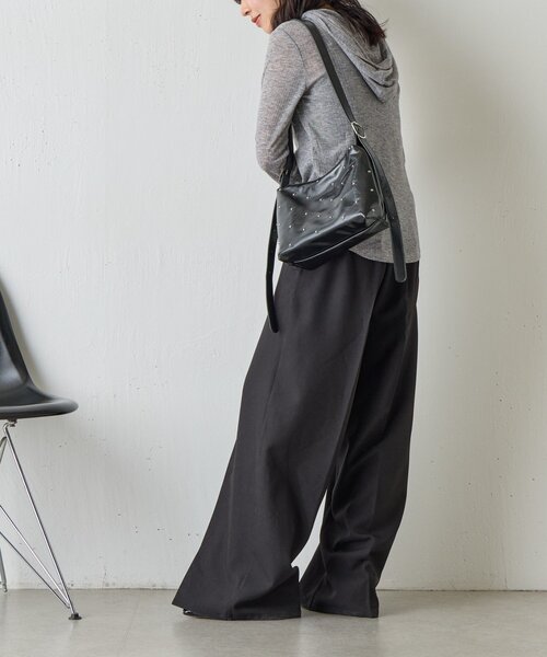 goocy(グーシー)の「【ウエスト調節可能】美シルエットスラックス(その他パンツ・レディース・ブラック/グレー/ブラウン・PM/MEDIUM/SMALL)」の5枚目の写真