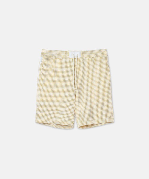 SEAGREEN（シーグリーン）の「SEAGREEN(シーグリーン) BIG WAFFLE SHORTS（その他パンツ・メンズ・サックスブルー/ブラック/ブラウン/イエロー/ロイヤルブルー/ネイビー・2/3/1）」の6枚目の写真