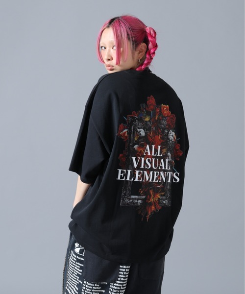 A4A(エーフォーエー)の「A4A/エーフォーエー/ROSE S/S Tee(Tシャツ/カットソー・レディース・ブラック/ホワイト・L/M)」の2枚目の写真