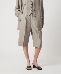 6 | ＜6(ROKU)＞麻ブレンド ハーフパンツ(その他パンツ)