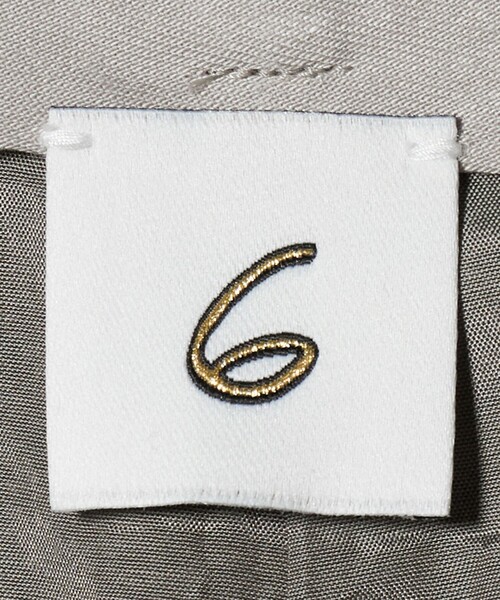 6（ロク）の「＜6(ROKU)＞麻ブレンド ハーフパンツ（その他パンツ・レディース・ベージュ/ブラック・38/36）」の16枚目の写真