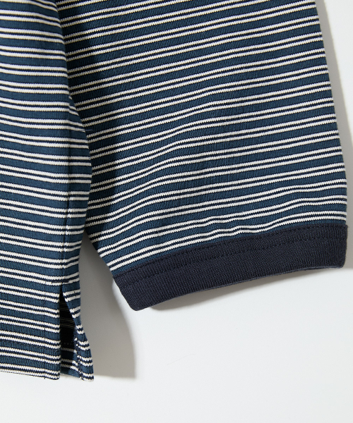HORLISUN(ホーリーサン)の「Powell Long Sleeve Stripe T-shirt Evergreen(Tシャツ/カットソー・メンズ・その他・SMALL/MEDIUM/LARGE)」の5枚目の写真