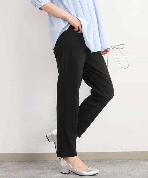 MK MICHEL KLEIN（エムケーミッシェルクラン）の「[洗える]ハイストレッチ細身シルエットパンツ（スラックス・レディース・ネイビー/ブラック・38）」の6枚目の写真