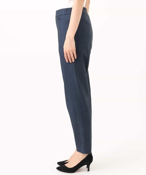 MK MICHEL KLEIN（エムケーミッシェルクラン）の「[洗える]ハイストレッチ細身シルエットパンツ（スラックス・レディース・ネイビー/ブラック・38）」の22枚目の写真
