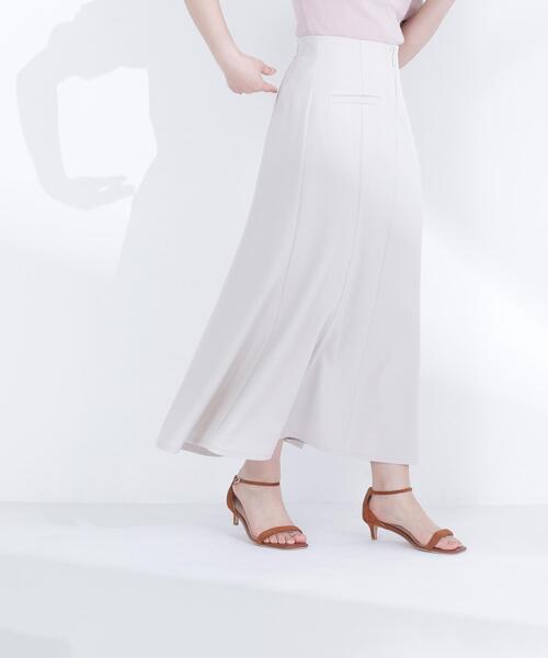 NATURAL BEAUTY BASIC(ナチュラルビューティーベーシック)の「【PS/低身長サイズ】フロントジップマーメイドスカート(スカート・レディース・ベージュ/ブラウン・P/S/MEDIUM)」の3枚目の写真