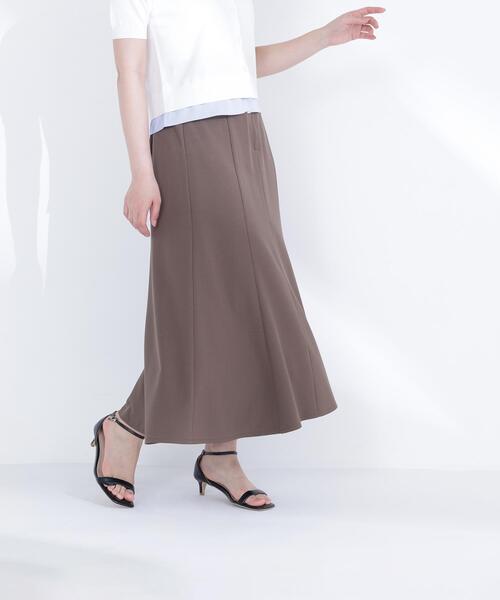 NATURAL BEAUTY BASIC(ナチュラルビューティーベーシック)の「【PS/低身長サイズ】フロントジップマーメイドスカート(スカート・レディース・ベージュ/ブラウン・P/S/MEDIUM)」の17枚目の写真