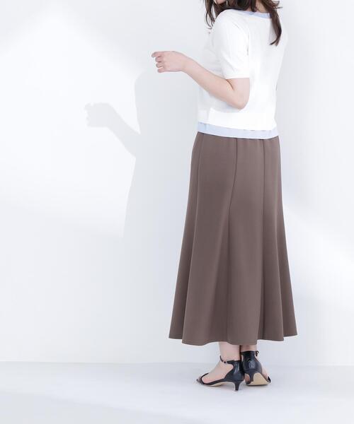 NATURAL BEAUTY BASIC(ナチュラルビューティーベーシック)の「【PS/低身長サイズ】フロントジップマーメイドスカート(スカート・レディース・ベージュ/ブラウン・P/S/MEDIUM)」の16枚目の写真