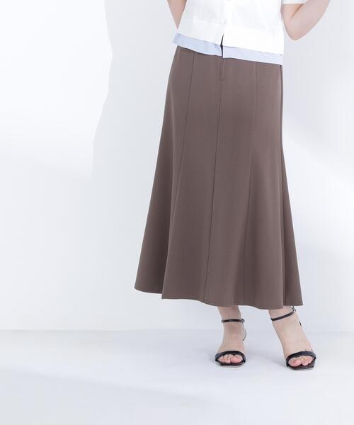 NATURAL BEAUTY BASIC(ナチュラルビューティーベーシック)の「【PS/低身長サイズ】フロントジップマーメイドスカート(スカート・レディース・ベージュ/ブラウン・P/S/MEDIUM)」の13枚目の写真