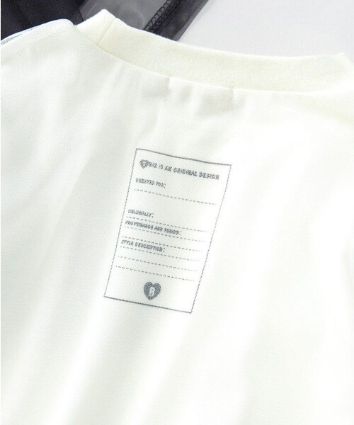 BRANSHES(ブランシェス)の「チュールドッキング半袖Tシャツ(Tシャツ/カットソー・キッズ・ブラック/アイボリー・140/150/110/100/120/130)」の12枚目の写真