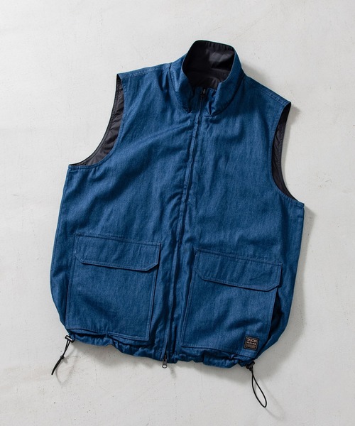 TAION（タイオン）の「【TAION(タイオン)】〈ユニセックス〉ノンダウン ミリタリー リバーシブル ハイネック ベスト（ベスト・メンズ・ダークオリーブ/ブラック/ダークグリーン系・2XL/XL/L/M/S/XS）」の17枚目の写真