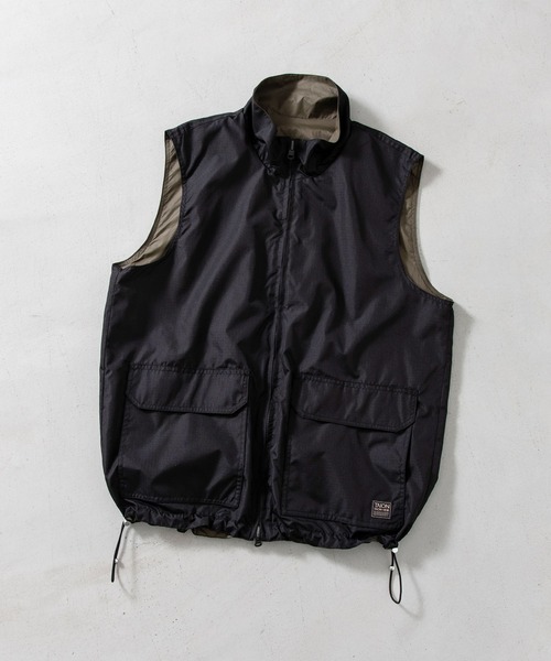 TAION（タイオン）の「【TAION(タイオン)】〈ユニセックス〉ノンダウン ミリタリー リバーシブル ハイネック ベスト（ベスト・メンズ・ダークオリーブ/ブラック/ダークグリーン系・2XL/XL/L/M/S/XS）」の19枚目の写真