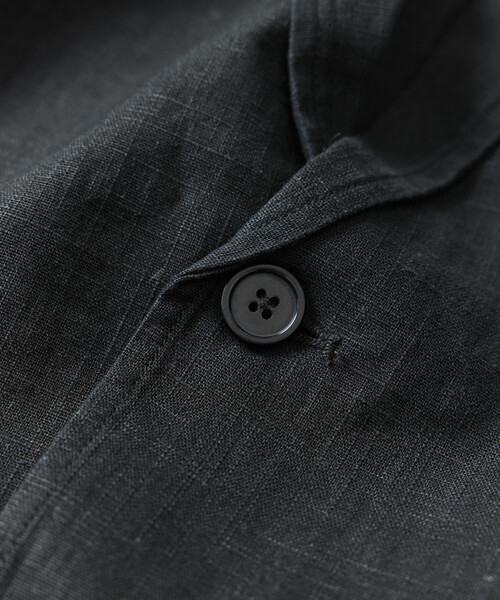 FREAK'S STORE（フリークスストア）の「LINEN COTTON JACKET/リネンコットン テーラードジャケット【セットアップ対応】（テーラードジャケット・メンズ・ブラウン/チャコールグレー/ホワイト/ブラック・LARGE/MEDIUM）」の19枚目の写真