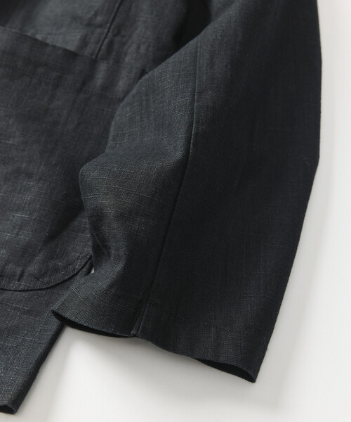 FREAK'S STORE（フリークスストア）の「LINEN COTTON JACKET/リネンコットン テーラードジャケット【セットアップ対応】（テーラードジャケット・メンズ・ブラウン/チャコールグレー/ホワイト/ブラック・LARGE/MEDIUM）」の21枚目の写真