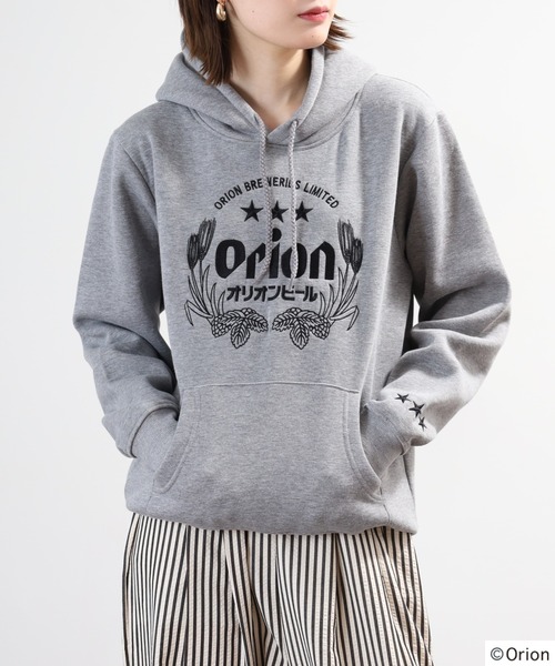 FUNALIVE(ファンアライブ)の「orion オリオン ビール 裏起毛パーカー(パーカー・メンズ・ネイビー/杢グレー/ブラック/ホワイト・M/L/LL)」の21枚目の写真