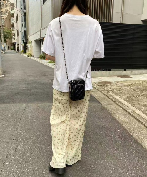 mebole（メボレ）の「フラワープリーツパンツ（その他パンツ・レディース・アイボリー/ブラック・FREE）」の3枚目の写真