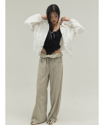 Soft Air Short Coach Jacket_Ivory