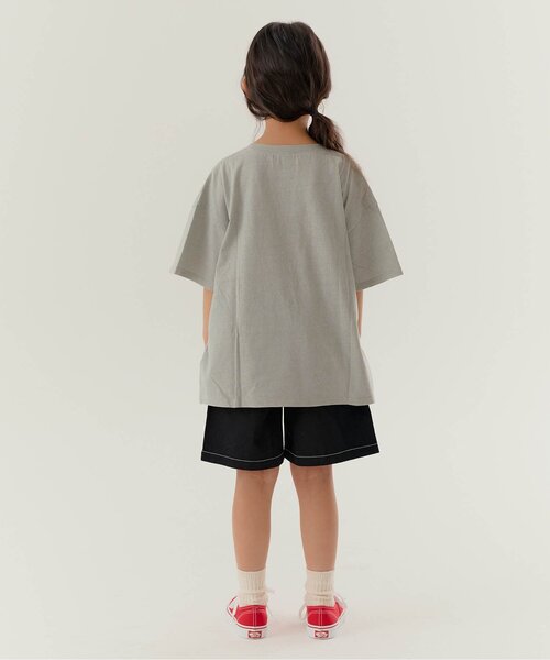 BREEZE（ブリーズ）の「【WEB限定】KUDOZ.B ステンシルプリント風半袖Tシャツ（Tシャツ/カットソー・キッズ・ブルー/グレー・90/100/110/120/130/140/150/160）」の8枚目の写真
