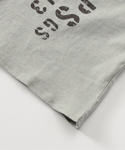 BREEZE（ブリーズ）の「【WEB限定】KUDOZ.B ステンシルプリント風半袖Tシャツ（Tシャツ/カットソー・キッズ・ブルー/グレー・90/100/110/120/130/140/150/160）」の3枚目の写真