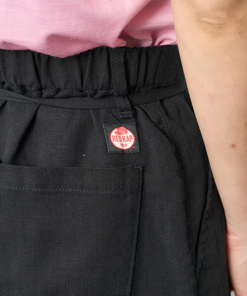 FREAK'S STORE(フリークスストア)の「RED KAP × FREAK'S STORE/レッドキャップ リネンレーヨン 紐付き イージーパンツ<セットアップ対応>(その他パンツ・レディース・ナチュラル/ブルー/オリーブ/ブラック・SMALL/MEDIUM)」の14枚目の写真