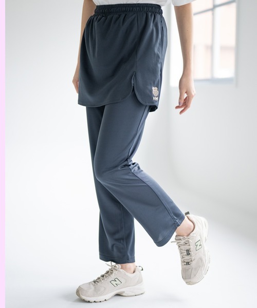 K-SWISS(ケースイス)の「【K-SWISS/ケースイス】フェイクスカートハニカムロングパンツ(その他パンツ・レディース・チャコールグレー/ブラック/ネイビー・MEDIUM/LARGE/X-LARGE)」の3枚目の写真