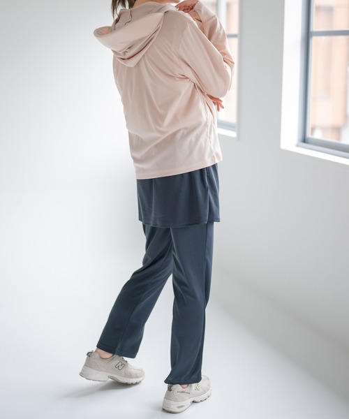K-SWISS(ケースイス)の「【K-SWISS/ケースイス】フェイクスカートハニカムロングパンツ(その他パンツ・レディース・チャコールグレー/ブラック/ネイビー・MEDIUM/LARGE/X-LARGE)」の5枚目の写真
