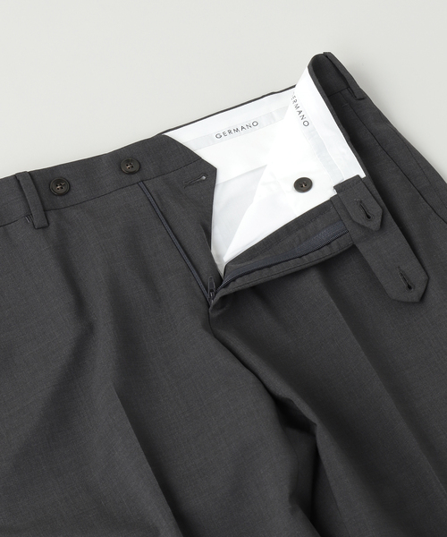GERMANO（ジェルマーノ）の「GERMANO (ジェルマーノ) Washable Wool Slacks（スラックス・メンズ・チャコールグレー/グレー/ネイビー・44/46/48/50）」の8枚目の写真