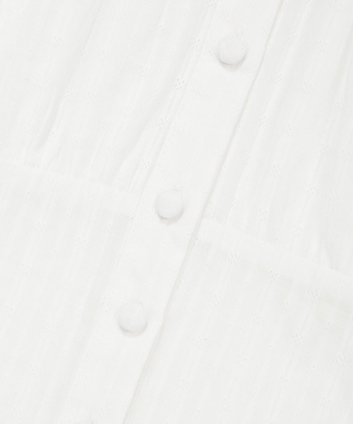 Wacky WiLLy（ワッキーウィリー）の「WOMEN'S SHIRRING PUFF BLOUSE（シャツ/ブラウス・レディース・レッド/ホワイト・SMALL/MEDIUM）」の10枚目の写真