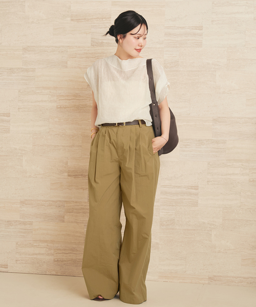 plage（プラージュ）の「ENRICA / エンリカ SHEER ブラウス（シャツ/ブラウス・レディース・ブラック/ホワイト・FREE）」の4枚目の写真