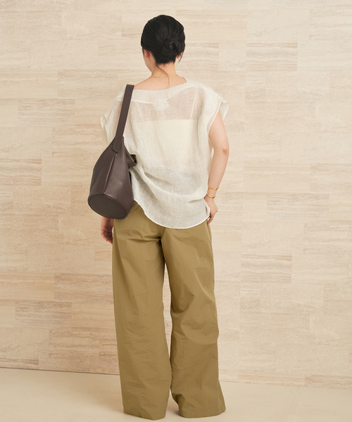 plage（プラージュ）の「ENRICA / エンリカ SHEER ブラウス（シャツ/ブラウス・レディース・ブラック/ホワイト・FREE）」の16枚目の写真