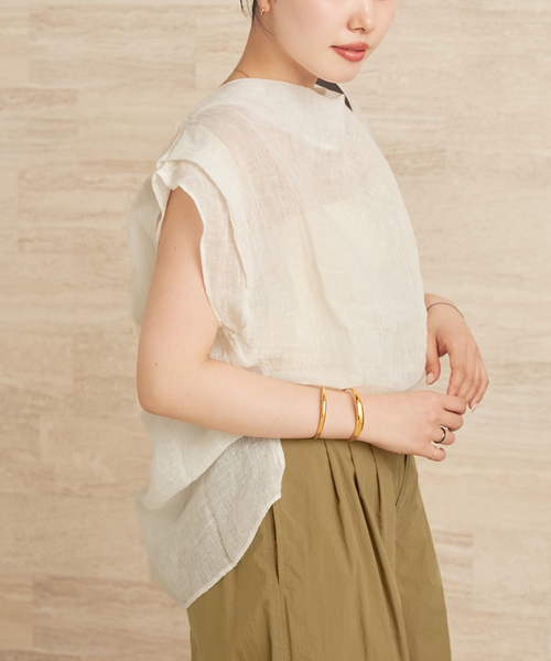 plage（プラージュ）の「ENRICA / エンリカ SHEER ブラウス（シャツ/ブラウス・レディース・ブラック/ホワイト・FREE）」の19枚目の写真