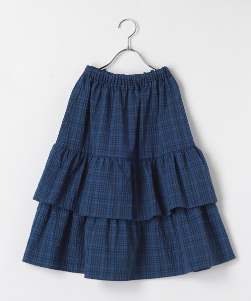 GLOBAL WORK（グローバルワーク）の「2WAYアソートロングスカート/659889（スカート・キッズ・ネイビー/チェック・160cm/150cm/140cm/130cm）」の16枚目の写真