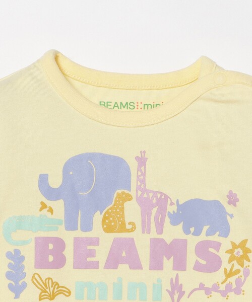 BEAMS mini（ビームスミニ）の「ベビー アニマル ロンパース 2026SS (70～80cm)（ロンパース・キッズ・イエロー系その他3/サックスブルー・70/80）」の12枚目の写真