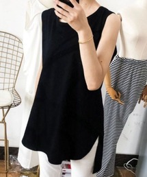 Lips（リップス）の「レイヤードで差がつく！着回し力抜群のロング丈タンクトップ（タンクトップ）」