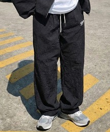 Dalfwin（ダールフィン）の「韓国ファッション 【セットアップ可能】aosロゴナイロンワイドパンツ（その他パンツ）」