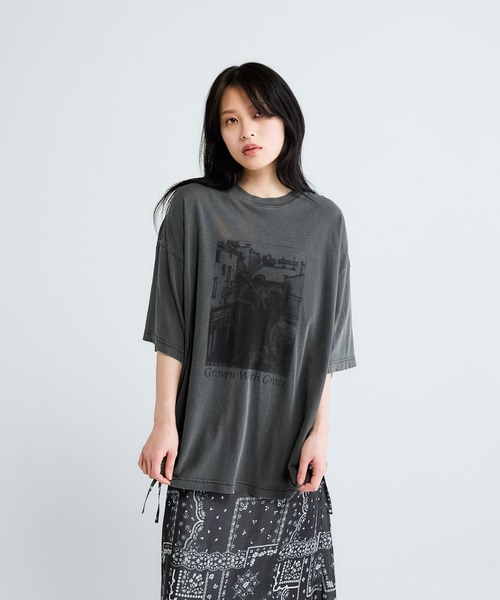JEANASIS(ジーナシス)の「vintage nostalgic graphic print TEE/683775(Tシャツ/カットソー・レディース・ホワイト系その他/ブラック系その他/イエロー系その他・MEDIUM/LARGE)」の19枚目の写真
