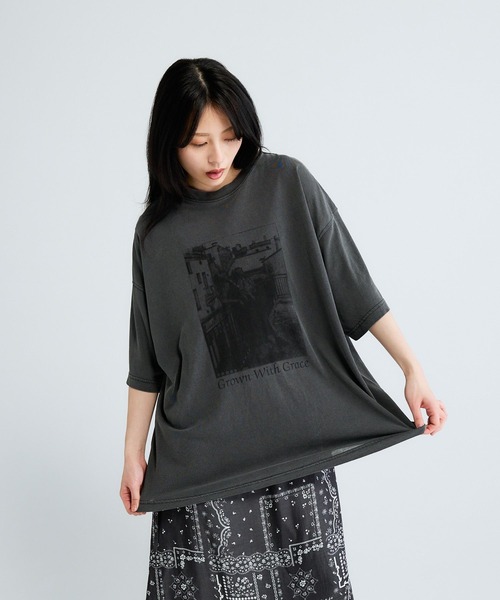 JEANASIS(ジーナシス)の「vintage nostalgic graphic print TEE/683775(Tシャツ/カットソー・レディース・ホワイト系その他/ブラック系その他/イエロー系その他・MEDIUM/LARGE)」の18枚目の写真