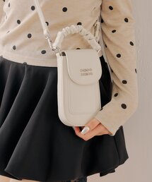 Chico（チコ）の「ギャザーハンドルフラップデザインスマホポーチ（その他小物）」