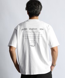 POWDER BLEACH VINTAGE DYE TEE:パウダーブリーチ 手書き風プリントTシャツ / ヴィンテージ加工 / 顔料染め / 製品染め