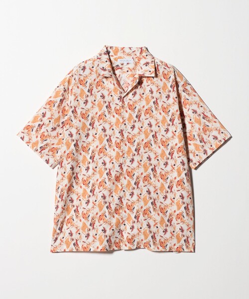 A DAY IN THE LIFE UNITED ARROWS(アデイインザライフユナイテッドアローズ)の「ヴィンテージプリント オープンカラーシャツ<A DAY IN THE LIFE>(シャツ/ブラウス・メンズ・ブラック/ベージュ/ロイヤルブルー・M/L)」の1枚目の写真