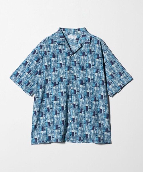 A DAY IN THE LIFE UNITED ARROWS(アデイインザライフユナイテッドアローズ)の「ヴィンテージプリント オープンカラーシャツ<A DAY IN THE LIFE>(シャツ/ブラウス・メンズ・ブラック/ベージュ/ロイヤルブルー・M/L)」の3枚目の写真