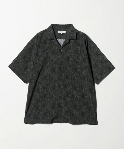 A DAY IN THE LIFE UNITED ARROWS(アデイインザライフユナイテッドアローズ)の「ヴィンテージプリント オープンカラーシャツ<A DAY IN THE LIFE>(シャツ/ブラウス・メンズ・ブラック/ベージュ/ロイヤルブルー・M/L)」の2枚目の写真