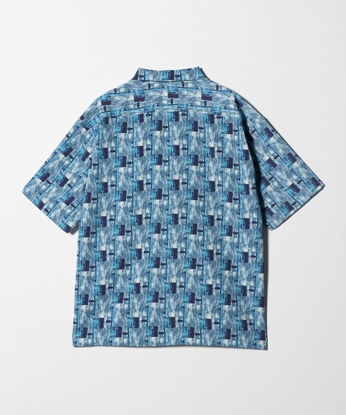 A DAY IN THE LIFE UNITED ARROWS(アデイインザライフユナイテッドアローズ)の「ヴィンテージプリント オープンカラーシャツ<A DAY IN THE LIFE>(シャツ/ブラウス・メンズ・ブラック/ベージュ/ロイヤルブルー・M/L)」の4枚目の写真