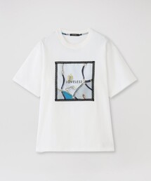 LOVELESS（ラブレス）の「スカーフトリミングTシャツ（Tシャツ/カットソー）」