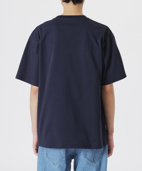 LOVELESS（ラブレス）の「スカーフトリミングTシャツ（Tシャツ/カットソー・メンズ・オフホワイト/ベージュ系その他2/ネイビー・M/L）」の10枚目の写真