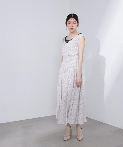 PROPORTION BODY DRESSING(プロポーションボディドレッシング)の「<L>チュールレイヤードレディーワンピース / 1216140416(ワンピース・レディース・グレー/ブラック・MEDIUM/P/S/SMALL)」の1枚目の写真