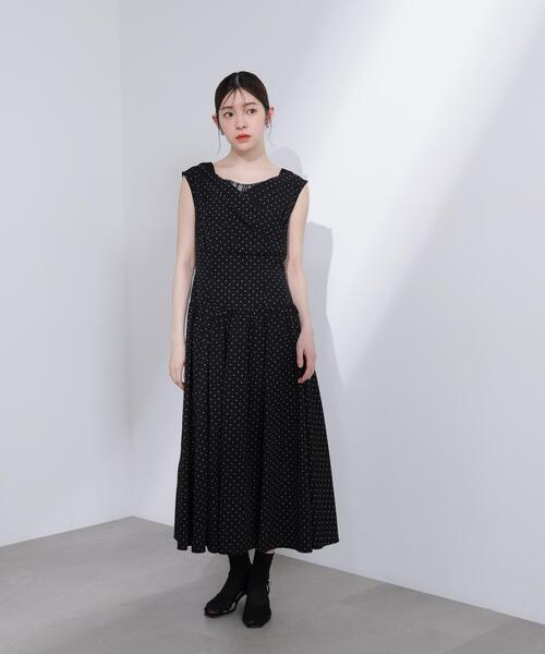 PROPORTION BODY DRESSING(プロポーションボディドレッシング)の「<L>チュールレイヤードレディーワンピース / 1216140416(ワンピース・レディース・グレー/ブラック・MEDIUM/P/S/SMALL)」の6枚目の写真