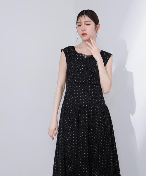 PROPORTION BODY DRESSING(プロポーションボディドレッシング)の「<L>チュールレイヤードレディーワンピース / 1216140416(ワンピース・レディース・グレー/ブラック・MEDIUM/P/S/SMALL)」の10枚目の写真