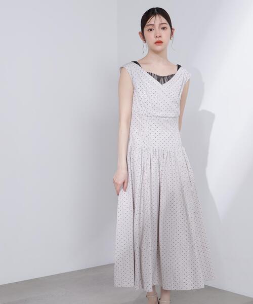 PROPORTION BODY DRESSING(プロポーションボディドレッシング)の「<L>チュールレイヤードレディーワンピース / 1216140416(ワンピース・レディース・グレー/ブラック・MEDIUM/P/S/SMALL)」の14枚目の写真