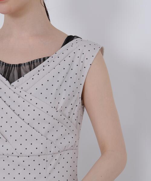 PROPORTION BODY DRESSING(プロポーションボディドレッシング)の「<L>チュールレイヤードレディーワンピース / 1216140416(ワンピース・レディース・グレー/ブラック・MEDIUM/P/S/SMALL)」の19枚目の写真