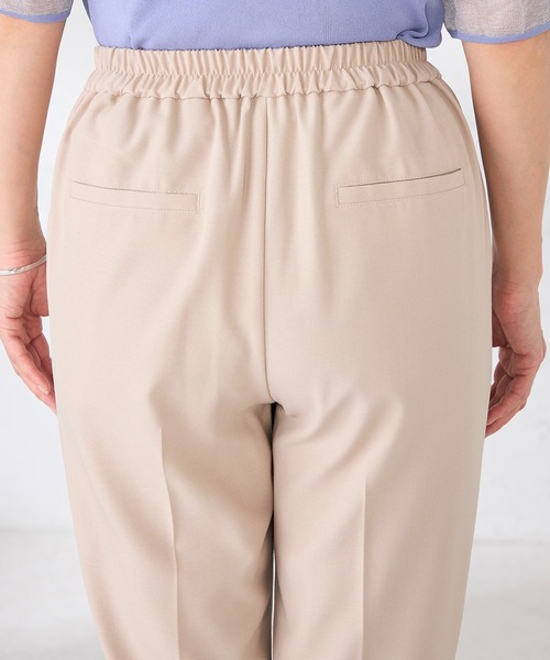 GALLORIA(ギャローリア)の「【セットアップで着られる】キレメク麻調ゆるテーパードパンツ(その他パンツ・レディース・ベージュ/チャコールグレー/ライトブルー/ブラック・S/M/LL/L)」の14枚目の写真